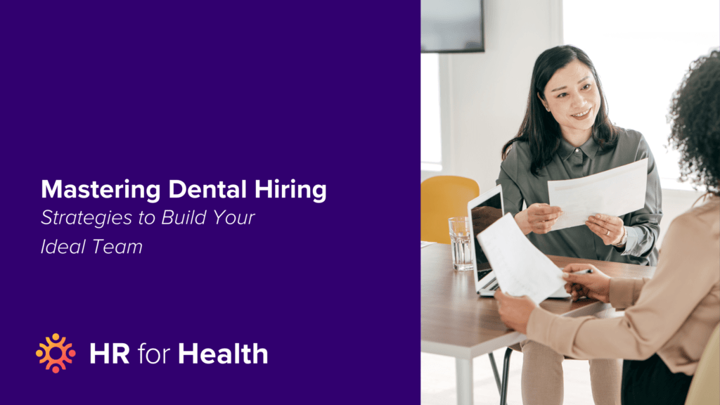 Hiring in a dental practice
