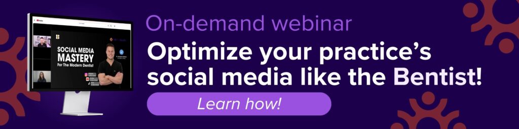 On-demand webinar. Optimize your practice's social media like the Bentist! Learn how! HR for Health.